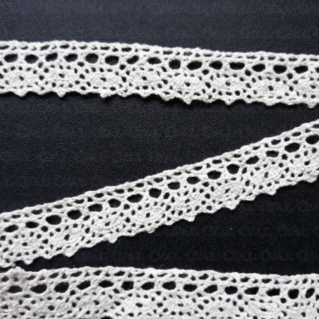 Koronka bawełniana O  18mm /25m naturalna 5031