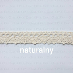 Koronka bawełniana O 18mm /25m naturalna 5031 Koronka bawełniana O 18mm /25m naturalna 5031