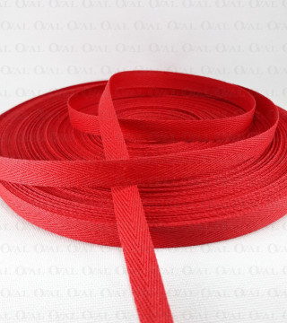 Taśma bawełniana jodełka 12mm / 50m    3207