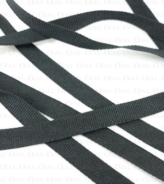 Taśma rypsowa 10mm/50m czarna 5034