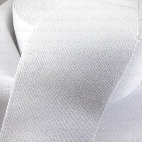 Woven elastic S 100mm/1 or 25m white 5036