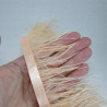 feathers on tape, feather trim, sew-on feathers,