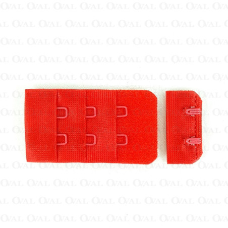 Zapięcie do biustonosza 1,10 lub 100szt czerwone 5049