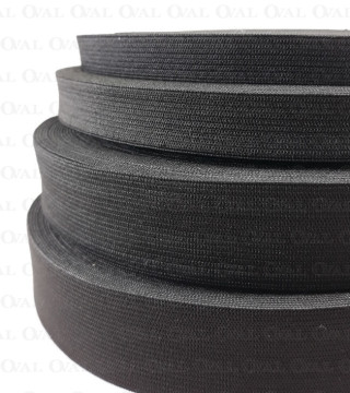 Black elastic 25m / various widths no. 2282
