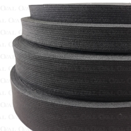Black elastic 25m / various widths no. 2282