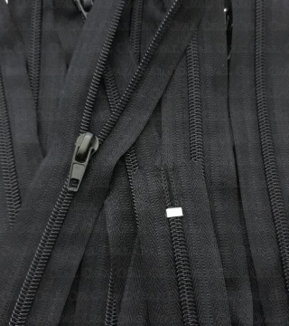 Zamek *5 czarny 20cm/ 1 lub 100szt 5056