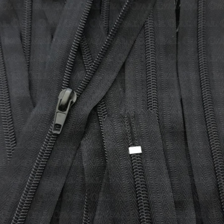 Zamek *5 czarny 20cm/ 1 lub 100szt 5056