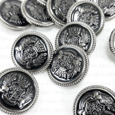 Metal buttons 20mm/10pcs 3371
