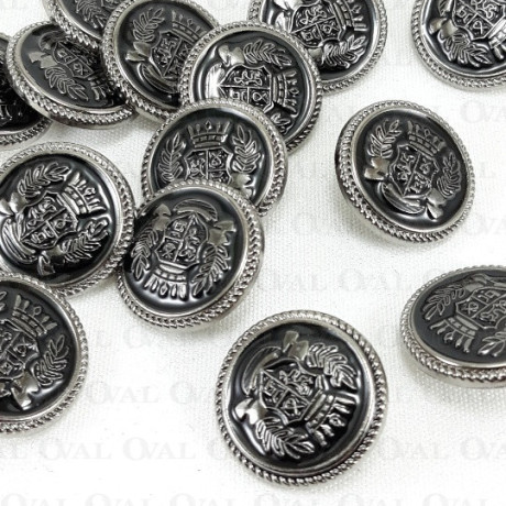 Metal buttons 20mm/10pcs 3371