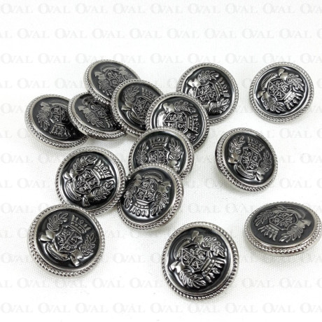 Metal buttons 20mm/10pcs 3371