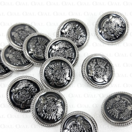 Guziki metalowe 15mm/1szt 3370