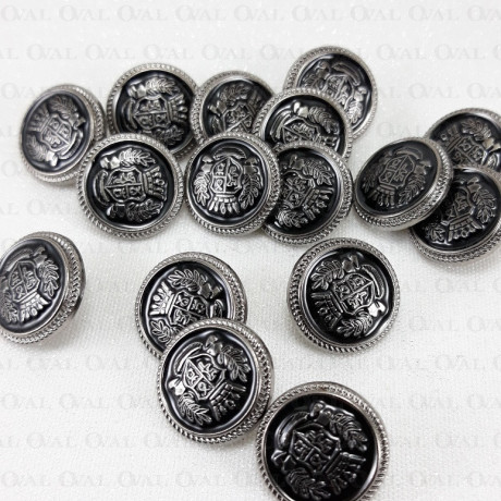 Metal buttons 15mm/10pcs 3370