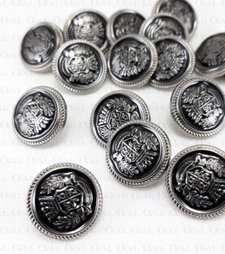 Metal buttons 15mm/10pcs 3370