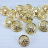 Metal buttons 18mm, 22mm / 10 pieces 937