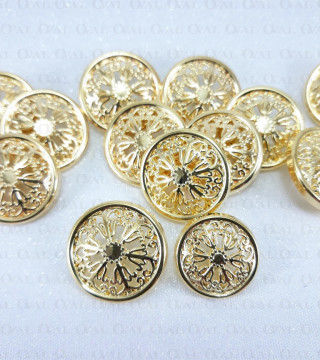 Metal buttons 18mm, 22mm / 10 pieces 937
