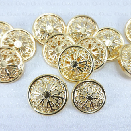 Metal buttons 18mm, 22mm / 10 pieces 937