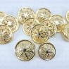 Metal buttons 18mm, 22mm / 10 pieces 937
