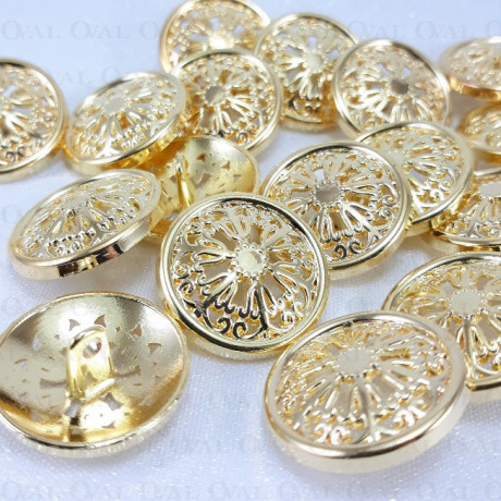 Metal buttons 18mm, 22mm / 10 pieces 937
