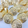 Metal buttons 18mm, 22mm / 10 pieces 937