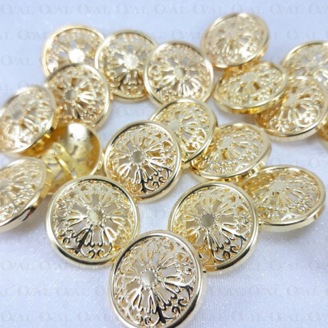 Metal buttons 18mm, 22mm / 10 pieces 937