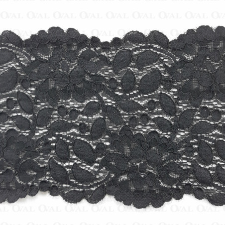 Elastic lace 120mm/1m black 3925