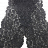 Koronka elastyczna 160mm/1m   czerń 3925