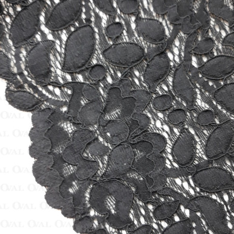 Elastic lace 120mm/1m black 3925