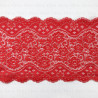 Koronka elastyczna 140mm/1m czerwona 3925