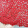 Koronka elastyczna 140mm/1m czerwona 3925