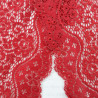 Koronka elastyczna 140mm/1m czerwona 3925