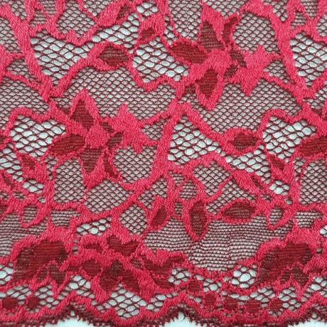 Koronka elastyczna 140mm/1m bordowa5064