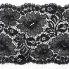 Koronka elastyczna 120mm/1m czarna 5065