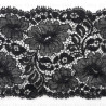 Koronka elastyczna 120mm/1m czarna 5065