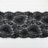 Koronka elastyczna 120mm/1m czarna 5065