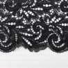 Koronka elastyczna 130mm/1m czarna 5066