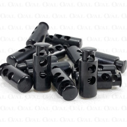 Stopery plastikowe 50 lub 200szt czarne 5074 Stopery plastikowe 50 lub 200szt czarne 5074