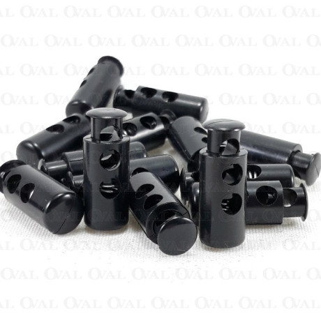 Stopery plastikowe  50 lub 200szt czarne 5074
