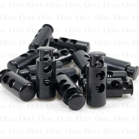 Stopery plastikowe  50 lub 200szt czarne 5074