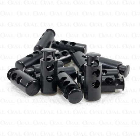 Stopery plastikowe  50 lub 200szt czarne 5074