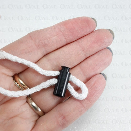 Stopery plastikowe  50 lub 200szt czarne 5074