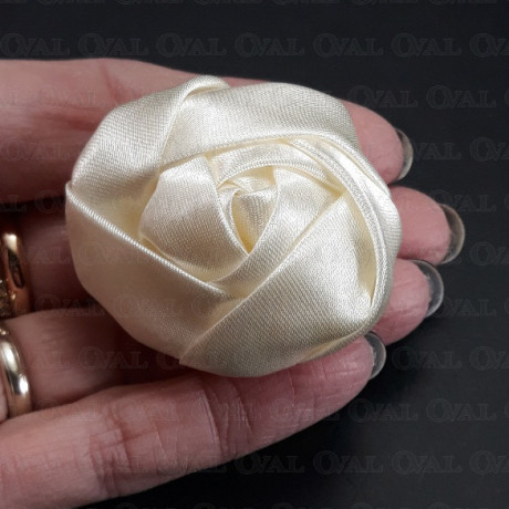 Broszka Różyczka Atłasowa ok. 45mm nr: 261