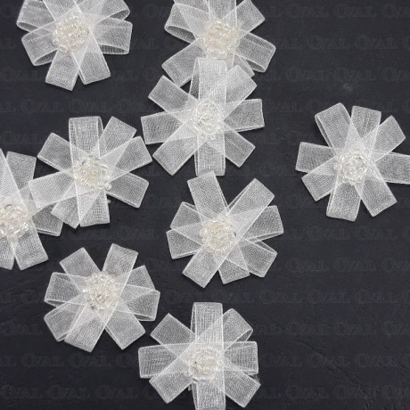 Flower with pebbles 25mm/10pcs 263