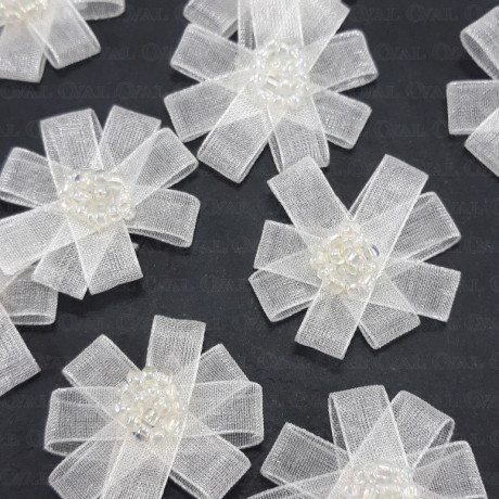 Flower with pebbles 25mm/10pcs 263