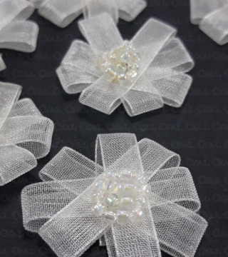 Flower with pebbles 25mm/10pcs 263