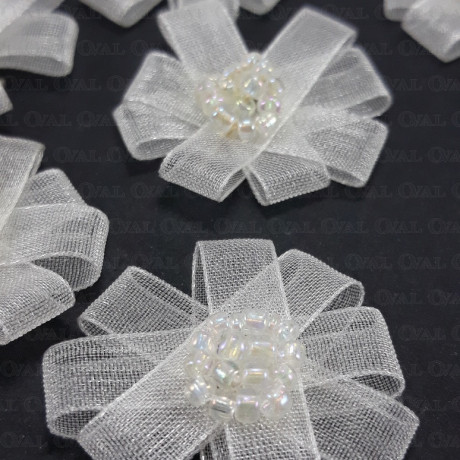 Flower with pebbles 25mm/10pcs 263