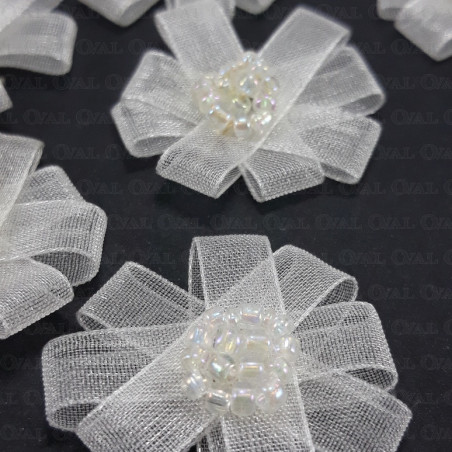 Kokardka Ozdobna z kamyczkami ok. 25mm Nr: 263