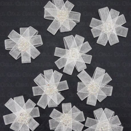 Flower with pebbles 25mm/10pcs 263