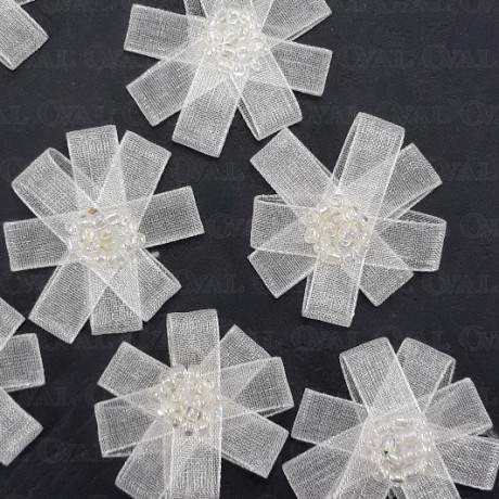 Flower with pebbles 25mm/10pcs 263