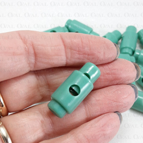 Stopery plastikowe 10 lub 50szt zielony 5078