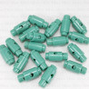 Stopery plastikowe 10 lub 50szt zielony 5078